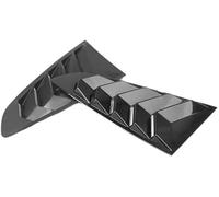 MKVAXR Auto Blind Cover Rear Window Louver, for Ford, for Mustang 2015-2020 Car Side Shutter Cover Trim Sticker Accessories Spoiler(BLACK Carbon)
