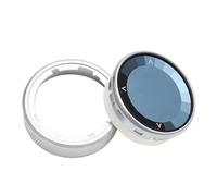 MKVAXR Auto Button Stickers Parts, for 3 4 Serise F30 F32 2013 2014 2015 2016 2017 Car Multimedia Button Switch Cover Sticker Controller Accessories Multimedia Button Cover
