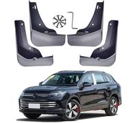 MKVAXR Auto Splash Fender For Vw, for Tiguan Car Mud Flaps Splash Guards Flap, Mudguards Front Rear 4Pcs 2007 2008 2009 2010 2011 2012 2013 2014 2015(BLACK Regular Edition 2023 2025)