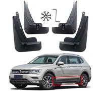 MKVAXR Auto Splash Fender For Vw, for Tiguan Car Mud Flaps Splash Guards Flap, Mudguards Front Rear 4Pcs 2007 2008 2009 2010 2011 2012 2013 2014 2015(BLACK Regular Edition 2016 2022)
