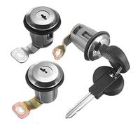 MKVAXR Barrel Door Lock Cylinders Set with Two Keys/, for Peugeot, for Partner,/, for Citroen, Berlingo Xsara Picasso 1996 1997 1998 1999 2000 Car Door Lock Actuator