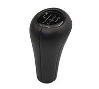 MKVAXR Car 5 6 Speed Gear Shift Knob PU Leather Manual Transmission Black, for, E81 E82 E87 E46 E90 E91 E92 E60 E61 E63 E84 E83 E53 Gear Shift Knob(Black 5 Speed)