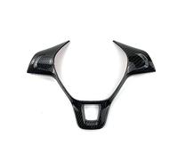 MKVAXR Car accessories Steering Wheel Trim, for T-ROC, for C-TREK, for T-Cross, for TAYRON, for Phideon, for Teramont, for Atlas, for ARTEON, for Steering Wheel Cover Sticker(A type Black)