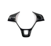 MKVAXR Car accessories Steering Wheel Trim, for T-ROC, for C-TREK, for T-Cross, for TAYRON, for Phideon, for Teramont, for Atlas, for ARTEON, for Steering Wheel Cover Sticker(A type Carbon Fiber)