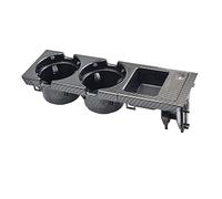 MKVAXR Car Black Center Console Water Cup Holder Beverage Bottle Coin Tray, for BMW, 3 Series E46 323i 318I 320I 1998-2006 51168217953 Car Cup Holder(Carbon Fiber-1 Set)