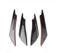 MKVAXR Car Front Bumper Splitter Lip Diffuser, for Opel, Astra H Gtc, for Peugeot, 207 Megane 2, for VW, for Golf, 7, for Civic, A6 C6 Car Spoiler Trim(Carbon fiber black)