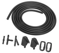 MKVAXR Car Front Windshield Washer Nozzles Kit Replacement Black 1442176,for Fiesta, 2001-2007 Heated Washer Nozzle