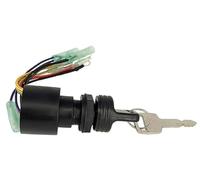MKVAXR Car Ignition Switch Lock Car Push Button Switches Ignition Key Switch 87-17009A5, for Mercury Outboard Motors 6 Wire Starter 3