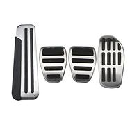 MKVAXR Car Pedals Rest Pad Mats Fuel Brake Pedal Cover, for Renault, Captur Kaptur 2019 2020 AT MT Accessories Rubber Pedal Covers(MT with Rest)