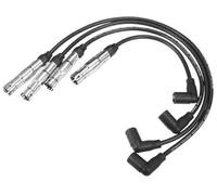 MKVAXR Car Spark Plug Coil Wires Ignition Coil Harness Cables 7mm, for Beetle, for Golf, for Jetta, No.06A905430H/06A905430J/06A905430K/06A905430L Pack of 4 Ignition Cable