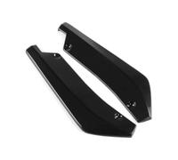 MKVAXR Car Spoiler, for Bmw X5 X7 E46 E91 E90 E93 E81 E60 E61 F10 F20 2Pcs Rear Bumper Lip Wrap Angle Diffuser Splitter Canard Roof Auto Front Lip Splitter Extension (Glossy Black)