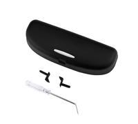 MKVAXR Car Sunglasses Case Holder, for BMW, X1 X3 F25 X5 F15 F85 F20 F21 F30 F35 F48 F80 F32 F33 F82 F83 F10 F18 F11 Glasses Box Storage Car Glasses Holder(Black)