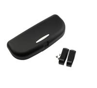 MKVAXR Car Sunglasses Glasses Box, for NISSAN, Geniss Juke Almera Primera For Pathfinder Sentra Versa Altima PATROL LEAF IDS Vmotion 2.0 Car Glasses Holder(Black)