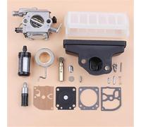 MKVAXR Carburetor Air Filter Oil Pump Worm Gear Diaphragm Kit Kit, for, MS210 MS230 MS250 021 023 025 Chainsaw, for Zama, C1Q-S11E Carb Carburetor Replacement Kit