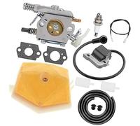 MKVAXR Carburetor Ignition Coil Replacement, for Husqvarna 51 55 Rancher Chainsaw 50 51Epa 55Eu1 55Epa, for Epa Wt-170-1 Wt-170 503281504 503620203 Garden Tool Ignition Coil Module