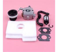 MKVAXR Carburetor Intake Fuel Air Filter Line Hose Gasket, for, MS180 MS170 018 017 MS 180 170 Chainsaw Replacement Part Carburettor Replacement Kit