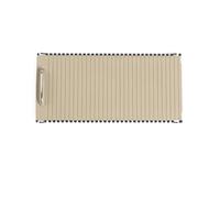 MKVAXR Center Console Cover Slide Roller Blind Cover Cup Holder Storage, for Mercedes-Benz, C-Class W204 S204 Car Interior Accessories Cup Holder Roller Cover(Beige)