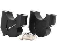 MKVAXR Clamphandlebar Riser Aluminum Handlebar, for Cb 500 X CB500X 2020 Motorcycle Handle Bar Raiser Height up Moves Backward Adapter Clamp Handlebar Mount Clamp(Silver)