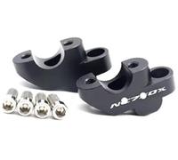 MKVAXR Clamphandlebar Riser Nc 750X, for NC750X 2016-2021 CB500X CB500F CB300F CB400F Motorcycle Handlebar up Backs Moves Bracket Kit Mount Clamp Handlebar Mount Clamp(BLACK 750x)