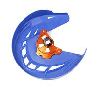 MKVAXR CNC Billet Front Brake Disc Cover Protector ABS Rotor Guard Motocross Off For 125-530 SX/SX-F/XC/XC-F 2003-2014 EXC/EXC-F 2003-2015 Motorcycle Brake Disc Guard(Blue)