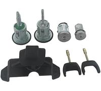 MKVAXR Driver Side Door Lock Motor Al086 6C1AV22050XB 5Pcs Complete Lock Set Ignition Switch Front Left Right Door Fuel Barrel, for Ford, for Transit Mk7 2006-2014