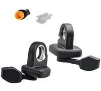 MKVAXR Ebike Thumb Throttle 108X Finger Throttle LeftRight Hand Electric Bike Scooter 3pin Controller Speed Governing Eletrric Accessories Thumb Throttle For E-Skateboard(BLACK 108X R SM Plug)