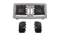 MKVAXR For 5 Series E60 Rear Air Conditioning Vent E61 Saddle Air Conditioning Cold Air Outlet Grille 64226957974 64226957975 64226957 Vehicle AC Air Outlet(Rear Air Vent Panel-grey)