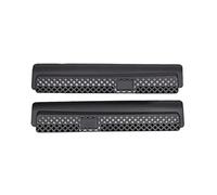 MKVAXR For, A4 B8 B9 2012-2023 Car Under Seat Air Outlet Cover Net Rear Back Flow Vent Grille Protection Anti-Dust Caps Air Vent Cover(Black FOR A4 B9 2017-2023)