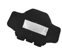 MKVAXR for BMW, X3 G01 X4 G02 2018-2020 Car Front Hood Sound Insulation Pad Engine Proof Heat Mat Engine Heat Shield(Black and Silver)