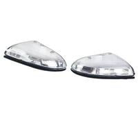 MKVAXR For DODGE, for RAM, 1500 2009 2010 2011 2012 2013 Car Front Side Review Mirror Turn Signal Light Lamp Car Front Turn Signal Light(BLACK 1 pair)