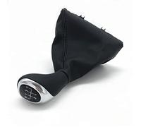 MKVAXR for, F30 F31 F32 F33 F34 F35 F36 Manual Gear Shift Knob Lever Stick Pen with Gaiter Boot Cover Case Collar Gear Shift Knob(Black 5 Speed)