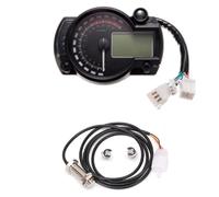 MKVAXR for KOSO, LCD Digital Motorcycle RX2N Odometer Speedometer Meter Instrument Adjustable MAX 299KM/H 7colors Dashboard Moto Trip Data Gauge(With sensor 1)