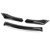 MKVAXR For Lexus, Car Front Bumper Lip Spoiler Body Kit Decorative Bumper Canard Lip Splitter Sedan Width Below 176cm Spoiler Front Splitter(BLACK Bright Black White)