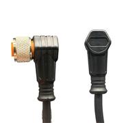 MKVAXR For M12 3 4 5 8 Pins Pvc Sensor Cable Connector Type a Socket Plug 2m Waterproof Malefemale Straight Angle Sensor Cable Connector For Equipment(M12 L Pvc Female 5p)