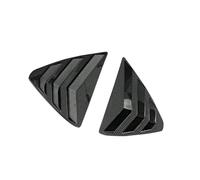 MKVAXR For Mazda, For Cx-5, Cx5 2017-2023 Rear Louver Window Side Shutter Cover Trim Sticker Vent Scoop Abs Carbon Fiber Accessories Auto Vehicle Window Louver Lid(Carbon)