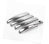 MKVAXR, for Opel, Mokka Mokka X 2012 2013 2014 2015 2016 2017, for Vauxhall, Chrome Gloss Black Car Door Handle Cover self-adhesive car accessory(Silver)