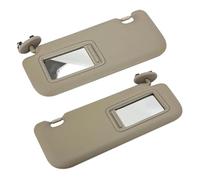 MKVAXR For Toyota, for Auris, for Corolla, 2010-2013 Car Interior Sun Visor With Mirror Sunvisor Shield Shade Left Right Side Sunshade Replacement Sun Visor For Car(Beige 1 Pair)