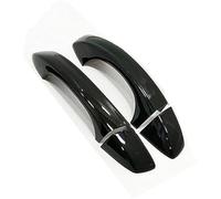 MKVAXR , for Volkswagen, for Scirocco, 3 Mk3 2008-2015 Carbon Fiber Chrome Car Side Door Handle Cover Trim Styling Auto Accessories self-Adhesive car Accessory(Black)