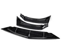 MKVAXR For VW, for Jetta, MK7 2019 2020 2021 3x Car Front Bumper Lip Deflector Lips Splitter Diffuser Body Kit Spoiler Spoiler Front Splitter(BLACK Carbon Black)