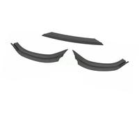 MKVAXR For VW, for POLO, 2019-2020 Car Front Bumper Lip 3pcs Splitter Diffuser Lip Body Kit Spoiler Bumpers Protector Spoiler Front Splitter(BLACK Matte Black)