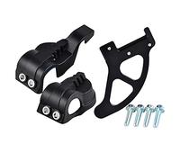 MKVAXR Fork Leg Shoe Guard Brake Disc Guard Protector Cover For SX EXC XC SXF EXCF XCF XCW XCFW 125 150 200 250 300 350 450 500 20152017 Motorcycle Brake Disc Guard(BLACK)