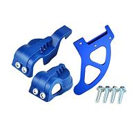 MKVAXR Fork Leg Shoe Guard Brake Disc Guard Protector Cover For SX EXC XC SXF EXCF XCF XCW XCFW 125 150 200 250 300 350 450 500 20152017 Motorcycle Brake Disc Guard(Blue)