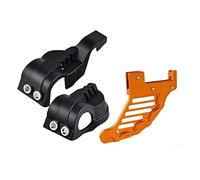 MKVAXR Fork Leg Shoe Guard Rear Brake Disc Guard Cover, for Husqvarna, for TE TC FE FC 125 150 200 250 300 350 390 400 450 501 2015-2017 Motorcycle Brake Disc Guard(BO)