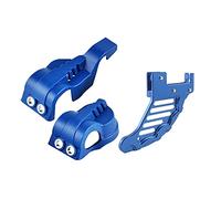 MKVAXR Fork Leg Shoe Guard Rear Brake Disc Guard Cover, for Husqvarna, for TE TC FE FC 125 150 200 250 300 350 390 400 450 501 2015-2017 Motorcycle Brake Disc Guard(Blue)