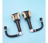 MKVAXR Front Headlight Washer Spray Nozzle 28642-1CJ0A 28641-1CJ0A, for Nissan, for Infiniti, FX35 FX37 FX50 2008-2013 QX70 2014-2015 Headlight Washer Nozzle(Pair)