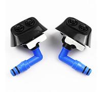 MKVAXR Front Left Right Bumper Headlamp Headlight Washer Sprayer Nozzle Jet Clip, for SAAB, 9-3 93 2003-2012 12803972 128039723 Headlight Washer Nozzle(Pair)