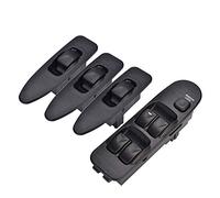 MKVAXR Front Left Right Hand Window Switch Window Control Switch Button Window Switch Lifter Control Panel, for Mitsubishi, Carisma 1995-2006 MR792851 MR740599 Power Window Switch(Red)