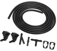 MKVAXR Front Windshield Washer Nozzles Kit Replaces 8S4Z17603AA,for Lincoln,for Ford, Heated Washer Nozzle