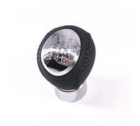 MKVAXR Gear Knob Chromed 5 6 Speed MT Gear Shift Knob Shifter Lever, for Mazda, 6, for Mazda, 5, for Mazda, 3 Leather Gear Shift Shifter Lever Stick Pen Gear Shift Knob