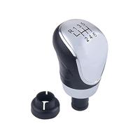 MKVAXR Gear Knob MT Gear Shift Knob 5 6 Speed Knob Lever for, for Focus, 2 MK2 FL MK3 MK4 MK7, for Mondeo, for KUGA for Galaxy, for Fiesta, Gear Shift Knob(Silver 6speed)